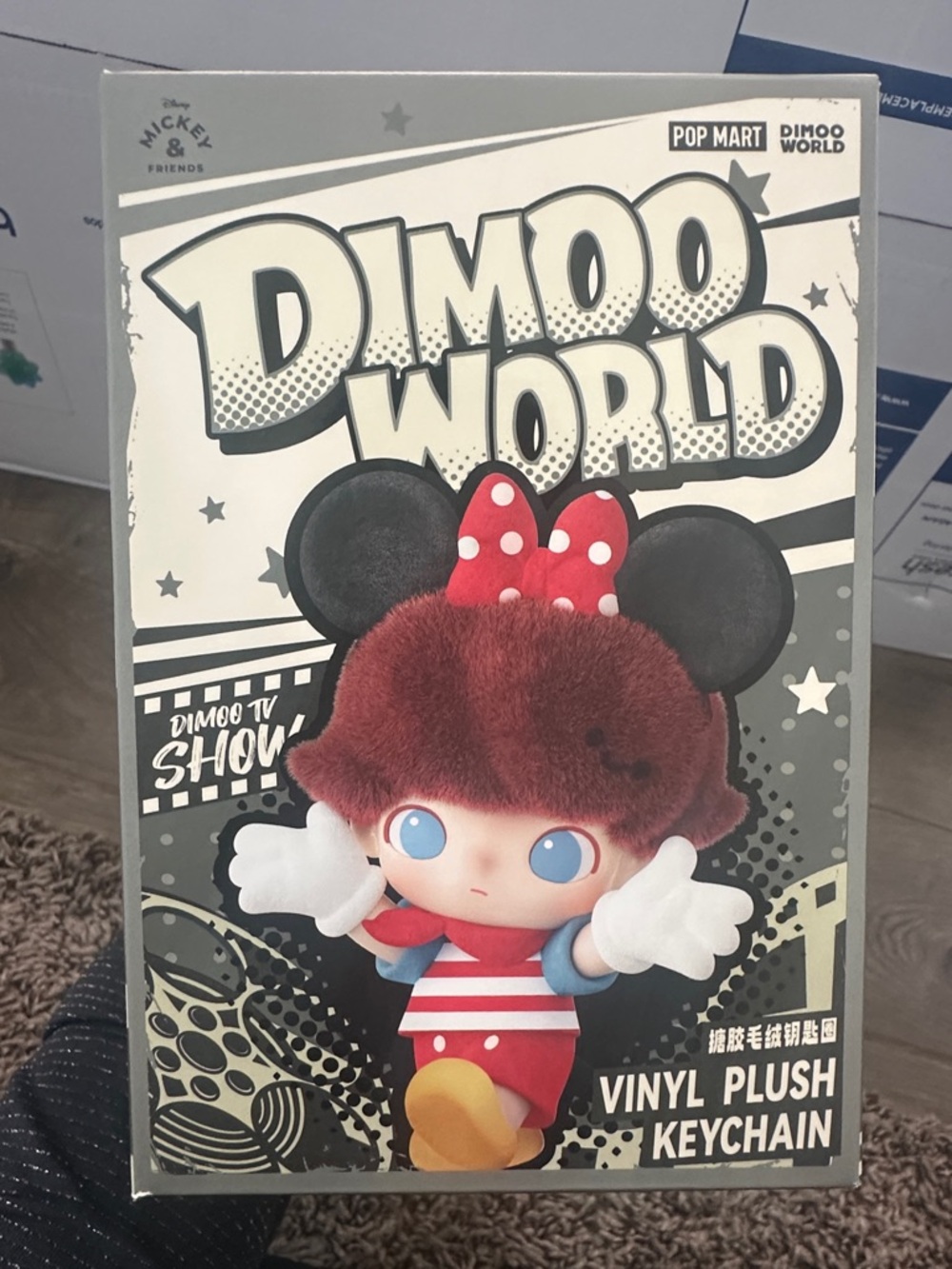 Dimoo World Vinyl Plush Keychain - Daisy Duck